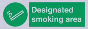 Designated smoking area